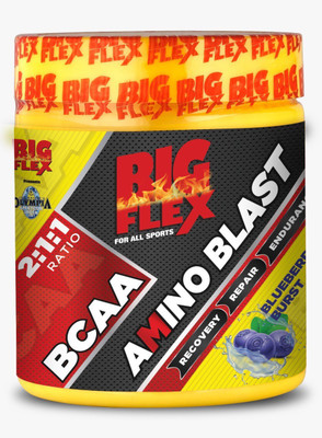 

Bigflex BCAA Blueberry Flavour (300 Gm) BCAA(0.3, Blueberry)