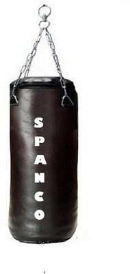 

SPANCO 6.0 Feet Long, SRF - STANDARD Material, Black Color, Filled with Hanging Chain Hanging Bag(6.0, 72 kg)