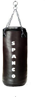 

SPANCO 2.5 Feet Long, SRF - STANDARD Material, Black Color, Filled with Hanging Chain Hanging Bag(2.5, 30 kg)