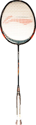 

Li-Ning Hi-Power X7 Strung Badminton Racquet (Black/Orange) Black, Orange Strung Badminton Racquet(G4 -3.25 Inches, 93 g)