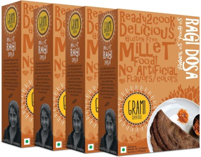

Grami Superfoods Millet Ragi Dosa Mix (pack of 4), 800 g 800 g(Pack of 4)