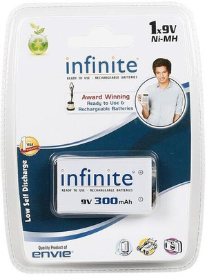 

Envie Envie Infinite 1* PP3 300mah Rechargeable Alkaline Battery