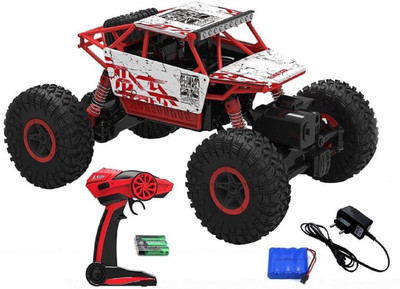 

Lootmela 4WD 1:18 Scale Rally Monster car rock through off road Truck(Red, White)