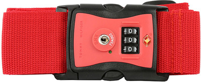 

Tommy Hilfiger Locks Luggage Strap(Red)