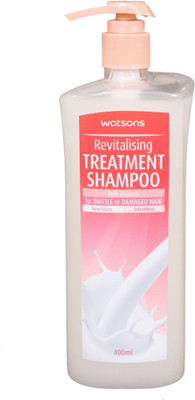 

Watsons Imported Revitalising Treatment Shampoo for Damaged and Brittle hair with Milk Cream for Women and Men (400ML)(400 ml)