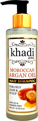 

Khadi Global Moroccan Argan Oil Hair Shampoo For Oily Hair & Scalp 200ml(250 ml)