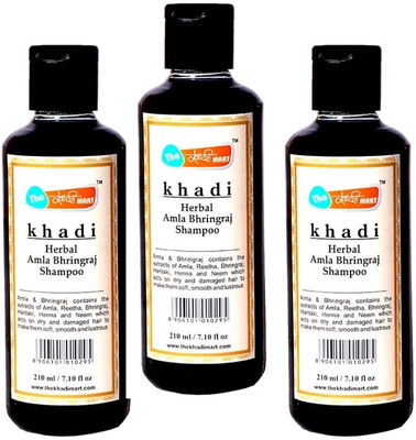 

Khadi India Herbal Amla Bhringraj shampoo(630 ml)