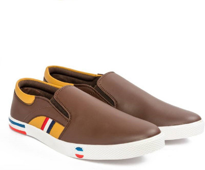 

Opancho Slip On Sneakers For Men(Brown