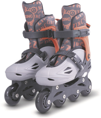 

Zinc Adjustable In-line Skates - Size 13-3 UK(Red)