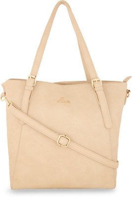 

Lavie Women Casual Beige Leatherette Tote