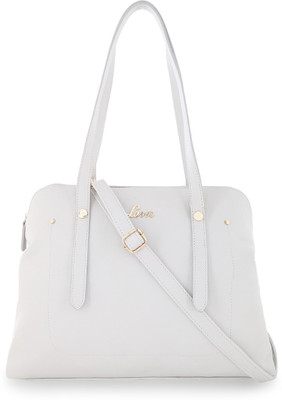 

Lavie Women Evening/Party White Leatherette Satchel