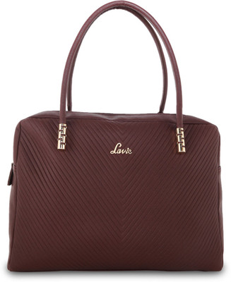 

Lavie Women Evening/Party Maroon Leatherette Satchel