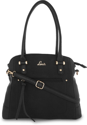 

Lavie Women Evening/Party Black Leatherette Satchel