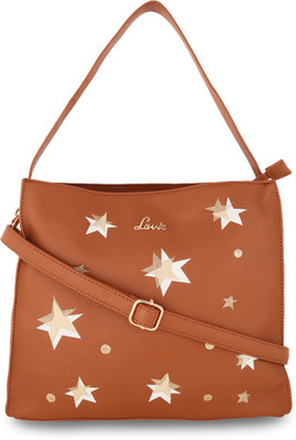 

Lavie Women Evening/Party Brown Leatherette Hobo