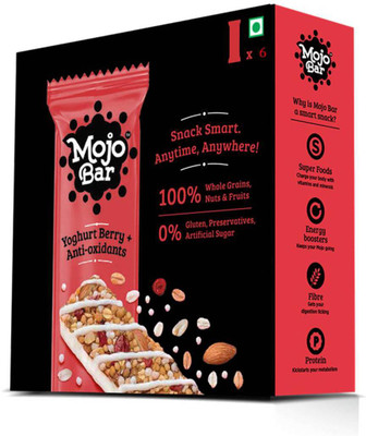 

MojoBar Mojo Bar - Yoghurt Berry + Anti - Oxidants - Pack of 6(210 g, Pack of 6)