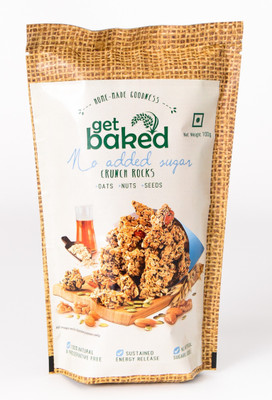 

Get Baked No Added Sugar Crunch Rocks Oat Granola Healthy Snack, 100gms(100 g)