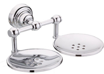 

Impulse Platinum Stainless Steel 304 Grade Double Soap Dish - Soap Stand - Bathroom Soap Holder- Bathroom Accessories(Silver)