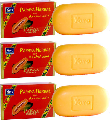 

Yoko Pappaya Herbal Natural Extract Soap(405 g)