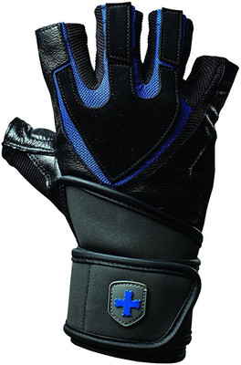 

Harbinger Training Grip Wristwrap Weightlifting Gloves Gym & Fitness Gloves (S, Black)