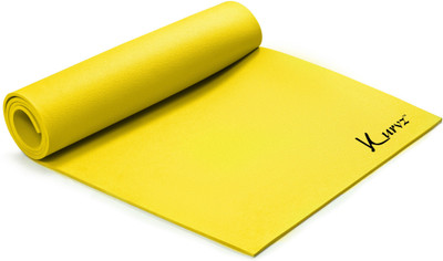 

Kurvz Eco Friendly Anti Skid Yoga & Exercise Mat Yellow 4 mm Yoga Mat