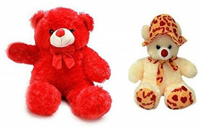 

GAMERPOINT Red Tie & Cream Love Combo teddy bear By one get one offer ( 70 cm ) - 11 cm(Black)