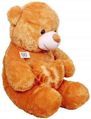

ZOONIO Brown Color teddy bear 70 Cm - 80 cm(Black)