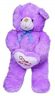 GAMERPOINT Purple fur Teddy Bear 70 cm - 11 cm(Black)