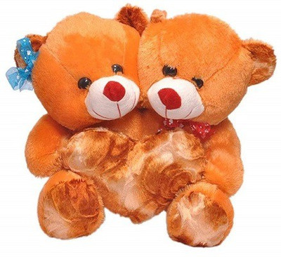 

GAMERPOINT Brown Couple Teddy Bear 35 cm - 11 cm(Black)