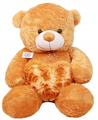

ZOONIO Brown Jumbo Teddy- 3 Feet - 40 cm(Black)