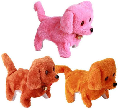 

Cool Pack of 3 Fantastic Puppy Battery Jumping Dog (Multicolor) - 10 cm(Multicolor)