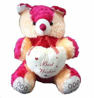 

GAMERPOINT Cream & Pink Rani Color teddy Bear 55 cm - 11 cm(Black)