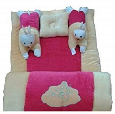 

ZOONIO Cream & Pink Bedding Set - Beige - 45 cm(Black)