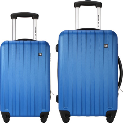 

Nasher Miles Zurich Blue Abs Hardsided Set Of 2 Luggage Set(65 & 75 Cm) Check-in Luggage -  inch(Blue