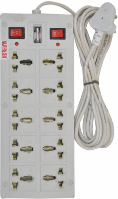 ALPHA.SM 10 SOCKET SURGE PROTECTOR(WHITE) 10 Socket Surge Protector(White)