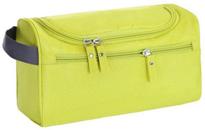 

Lemish Hanging Toiletry Bag-Portable Travel Organizer Cosmetic Make up Bag case for Women Men Shaving Kit with Hanging Hook-Green color Travel Toiletry Kit(Green)