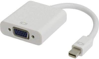 

LipiWorld TV-out Cable Mini DisplayPort to VGA Female Adapter/Converter(White, For MacBook)