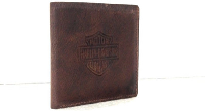 

Harley Davidson Men Brown Genuine Leather Wallet(3 Card Slots)