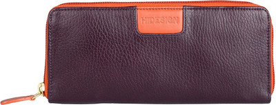 

Hidesign Women Casual Purple Genuine Leather Wallet(2 Card Slots)