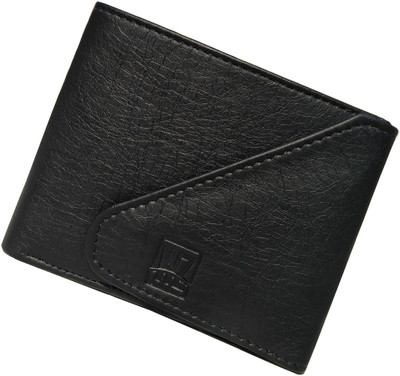 

Wenzest Men Black Artificial Leather Wallet(10 Card Slots)