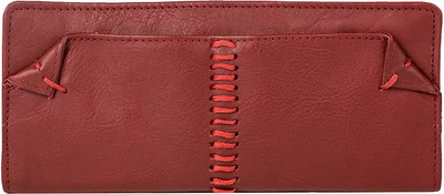 

Hidesign Women Casual Tan Genuine Leather Wallet(2 Card Slots), Red