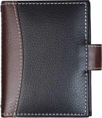 

Pidengbao Men Casual Black, Brown Genuine Leather Card Holder(13 Card Slots)
