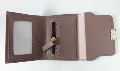 

SB Women Purple Artificial Leather Wallet(4 Card Slots)