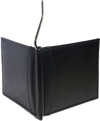 

NUKAICHAU Men Black Genuine Leather Money Clip(8 Card Slots)