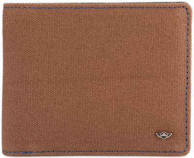

Metronaut Men Brown Genuine Leather Wallet(4 Card Slots), Khakhi & brown