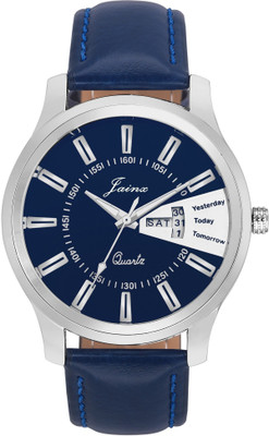 

JAINX JM300 Day And Date Blue Dial Analog Watch - For Men