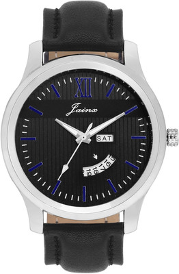 

JAINX JM288 Black Dial Day And Date Analog Watch - For Men