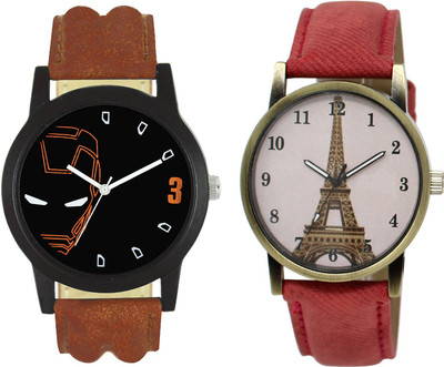 

Shocknshop LR04_230 Designer Analog Chain Strap Couple Watch - For Men & Women