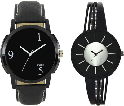 

Shocknshop LR06_212 Designer Analog Chain Strap Couple Watch - For Men & Women