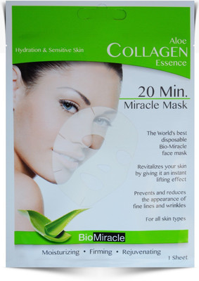 

BioMiracle Anti-Aging and Moisturising Face Mask - Aloe(18 g)