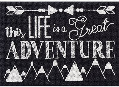 

Generic WM46451E My 1st Stitch Great Adventure Mini Counted Cross Stitch Kit-7"X5" 14 Count